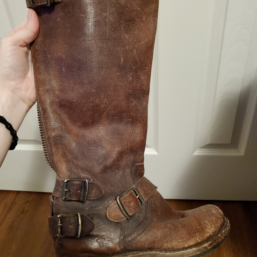 Well loved Fyre boots